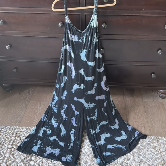 torrid Pants - Torrid Super Soft Knit Culotte Jumpsuit Womens 1 Tie dye Bohemian loungewear